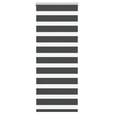 Vidaxl zebra rolgordijn 60x100 cm stofbreedte zwart 55,9 cm