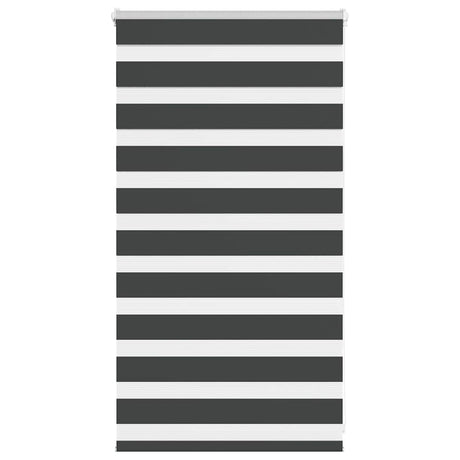Vidaxl zebra rolgordijn 70x100 cm stofbreedte 65,9 cm zwart