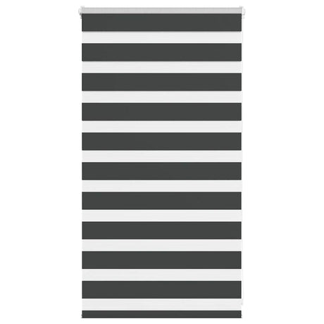 Vidaxl zebra rolgordijn 90x100 cm stofbreedte 85,9 cm zwart