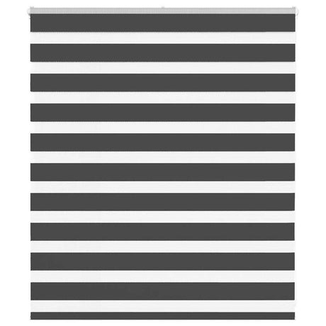 Vidaxl zebra rolgordijn 120x100 cm stofbreedte 115,9 cm zwart