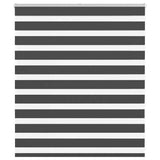 Vidaxl zebra rolgordijn 135x100 cm stofbreedte 130,9 cm zwart