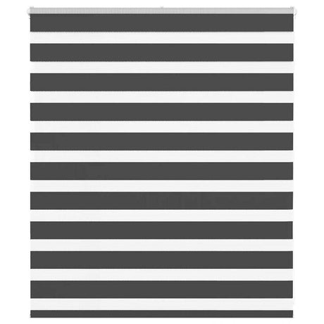 Vidaxl zebra rolgordijn 135x100 cm stofbreedte 130,9 cm zwart