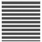 Vidaxl zebra rolgordijn 150x100 cm stofbreedte 145,9 cm zwart