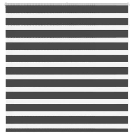 Vidaxl zebra rolgordijn 150x100 cm stofbreedte 145,9 cm zwart