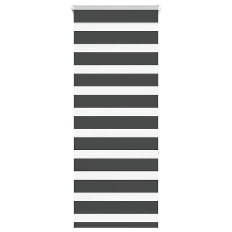 Vidaxl zebra rolgordijn 60x150 cm stofbreedte zwart 55,9 cm