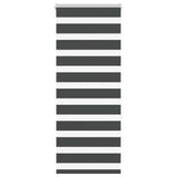 Vidaxl zebra rolgordijn 65x150 cm stofbreedte 60,9 cm zwart