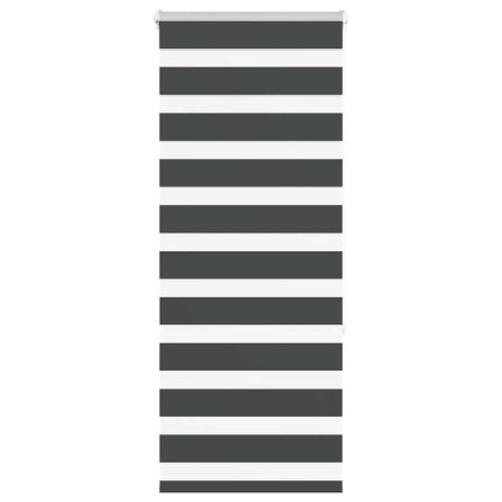 Vidaxl zebra rolgordijn 65x150 cm stofbreedte 60,9 cm zwart