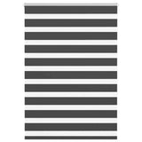 Vidaxl zebra rolgordijn 95x150 cm stofbreedte 90,9 cm zwart