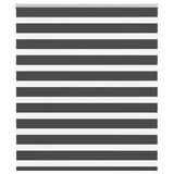 Vidaxl zebra rolgordijn 120x150 cm stofbreedte 115,9 cm zwart
