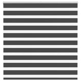 Vidaxl zebra rolgordijn 140x150 cm stofbreedte 135,9 cm zwart