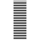 Vidaxl zebra rolgordijn 70x200 cm stofbreedte 65,9 cm zwart