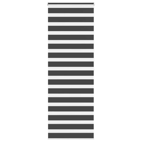 Vidaxl zebra rolgordijn 70x200 cm stofbreedte 65,9 cm zwart