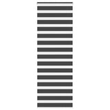 Vidaxl zebra rolgordijn 75x200 cm stofbreedte 70,9 cm zwart