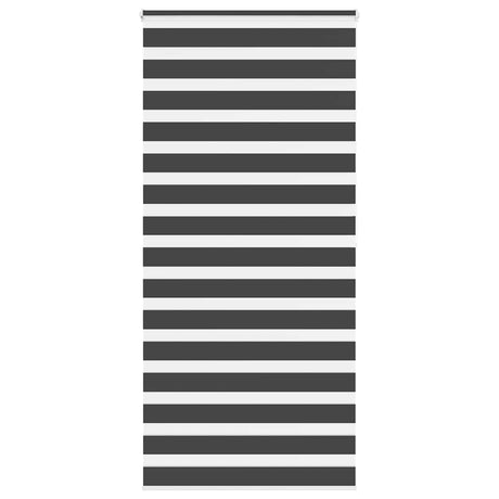 Vidaxl zebra rolgordijn 100x200 cm stofbreedte 95,9 cm zwart
