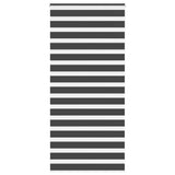 Vidaxl zebra rolgordijn 105x200 cm stofbreedte 100,9 cm zwart