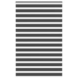 Vidaxl zebra rolgordijn 140x200 cm stofbreedte 135,9 cm zwart