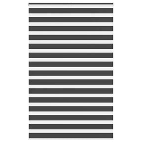 Vidaxl zebra rolgordijn 150x200 cm stofbreedte 145,9 cm zwart