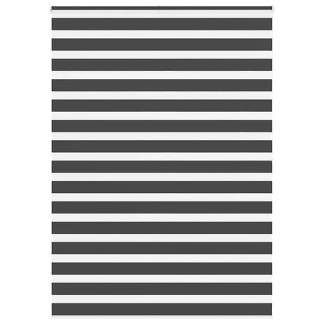 Vidaxl zebra rolgordijn 155x200 cm stofbreedte 150,9 cm zwart