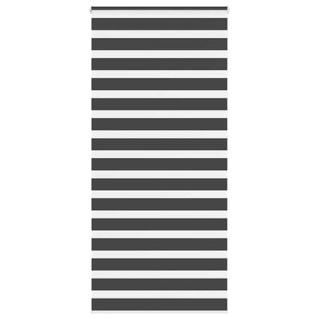 Vidaxl zebra rolgordijn 95x230 cm stofbreedte 90,9 cm zwart