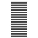 Vidaxl zebra rolgordijn 100x230 cm stofbreedte 95,9 cm zwart