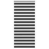 Vidaxl zebra rolgordijn 110x230 cm stofbreedte 105,9 cm zwart