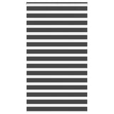 Vidaxl zebra rolgordijn 125x230 cm stofbreedte 120,9 cm zwart