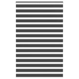 Vidaxl zebra rolgordijn 145x230 cm stofbreedte 140,9 cm zwart