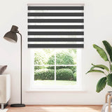 Vidaxl Zebra Roller Blind 145x230 CM Tygbredd 140,9 cm svart