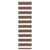 Vidaxl zebra rolgordijn 40x100 cm stofbreedte 35,9 cm polyester bruin