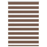 Vidaxl zebra rolgordijn 95x100 cm stofbreedte 90,9 cm polyester bruin