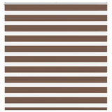 Vidaxl zebra rolgordijn 140x100 cm stofbreedte 135,9cm polyester bruin