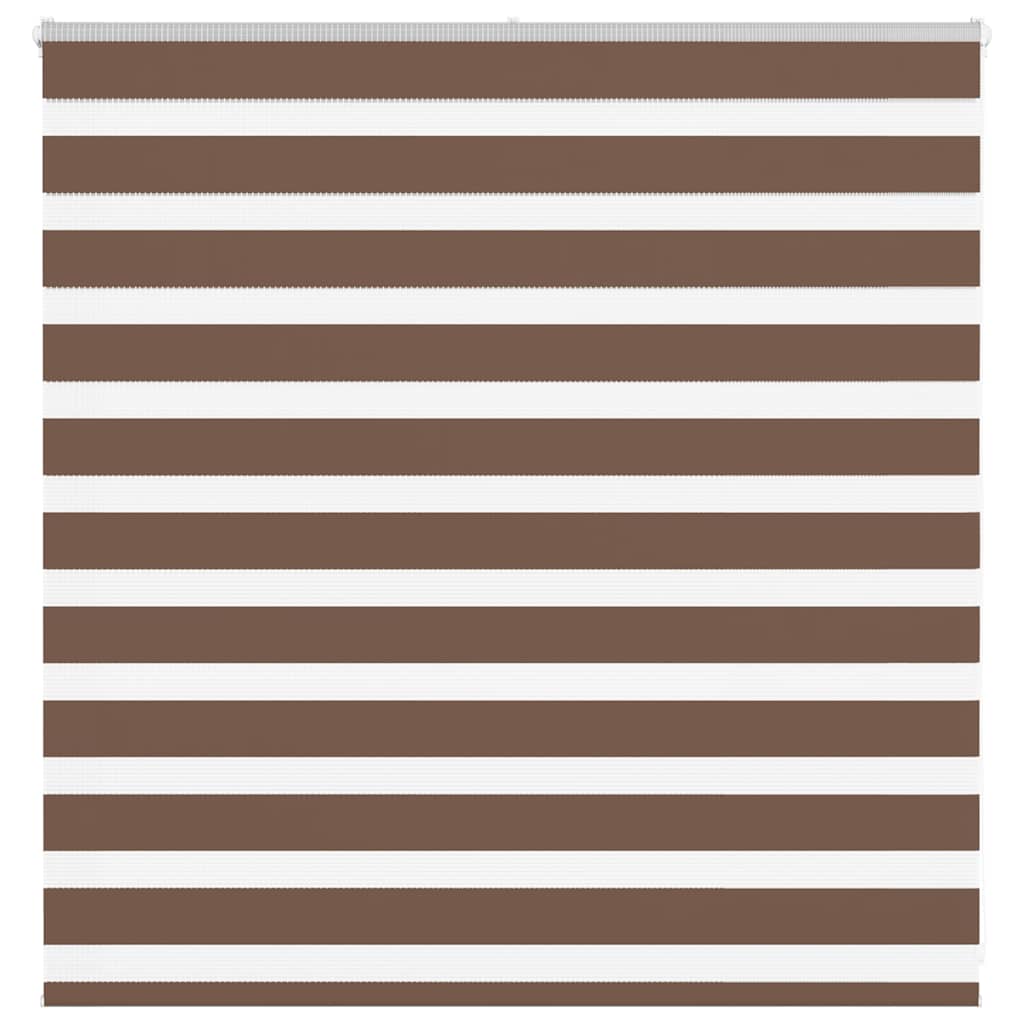 Vidaxl Zebra roller blind 150x100 cm dust width 145.9 cm polyester brown