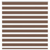 Vidaxl Zebra Rouleau aveugle 150x100 cm Largeur de poussière 145,9 cm Brown en polyester