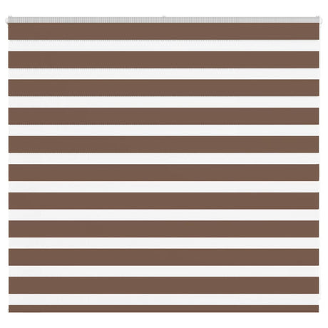 Vidaxl zebra rolgordijn 160x100 cm stofbreedte 155,9cm polyester bruin