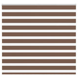 Vidaxl zebra rolgordijn 165x100 cm stofbreedte 160,9cm polyester bruin
