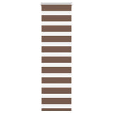 Vidaxl zebra rolgordijn 40x150 cm stofbreedte 35,9 cm polyester bruin