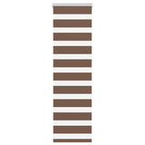 Vidaxl Zebra roller blind 45x150 cm dust width 40.9 cm polyester brown