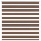 Vidaxl Zebra Rouleau aveugle 150x150 cm Largeur de poussière 145,9 cm Brun polyester