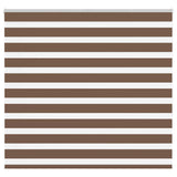 Vidaxl zebra rolgordijn 160x150 cm stofbreedte 155,9cm polyester bruin