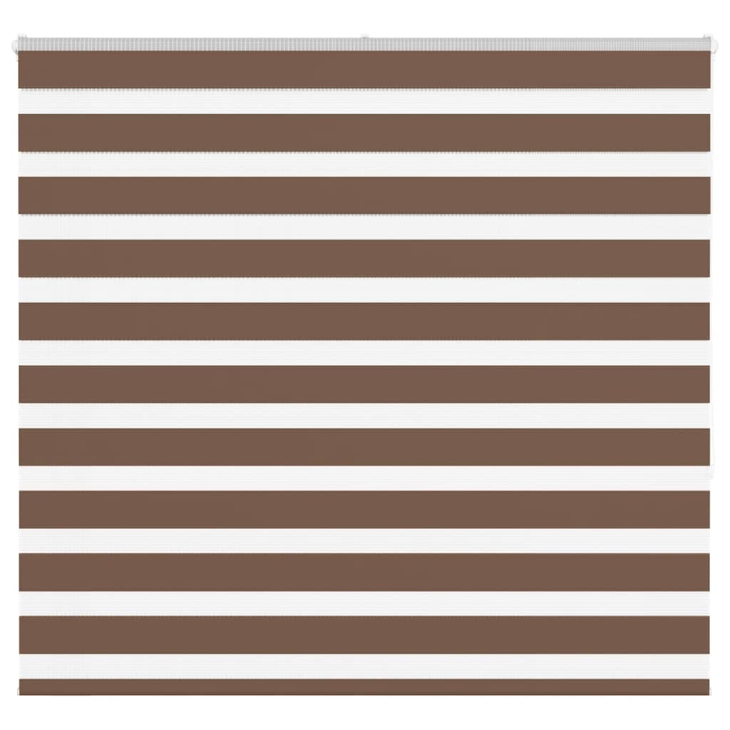 Vidaxl Zebra Rouleau aveugle 165x150 cm Largeur de poussière 160,9 cm Brown en polyester