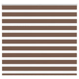 Vidaxl Zebra Rouleau aveugle 165x150 cm Largeur de poussière 160,9 cm Brown en polyester