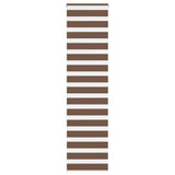 Vidaxl zebra rolgordijn 60x200 cm stofbreedte 55,9 cm polyester bruin