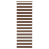 Vidaxl zebra rolgordijn 80x200 cm stofbreedte 75,9 cm polyester bruin