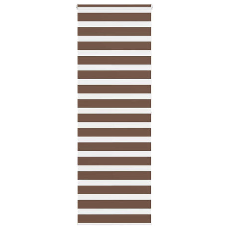 Vidaxl zebra rolgordijn 90x200 cm stofbreedte 85,9 cm polyester bruin