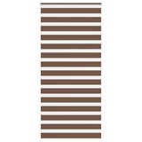 Vidaxl zebra rolgordijn 110x200 cm stofbreedte 105,9cm polyester bruin