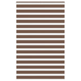 Vidaxl Zebra Rouleau aveugle 145x200 cm Largeur de poussière 140,9 cm Brown en polyester