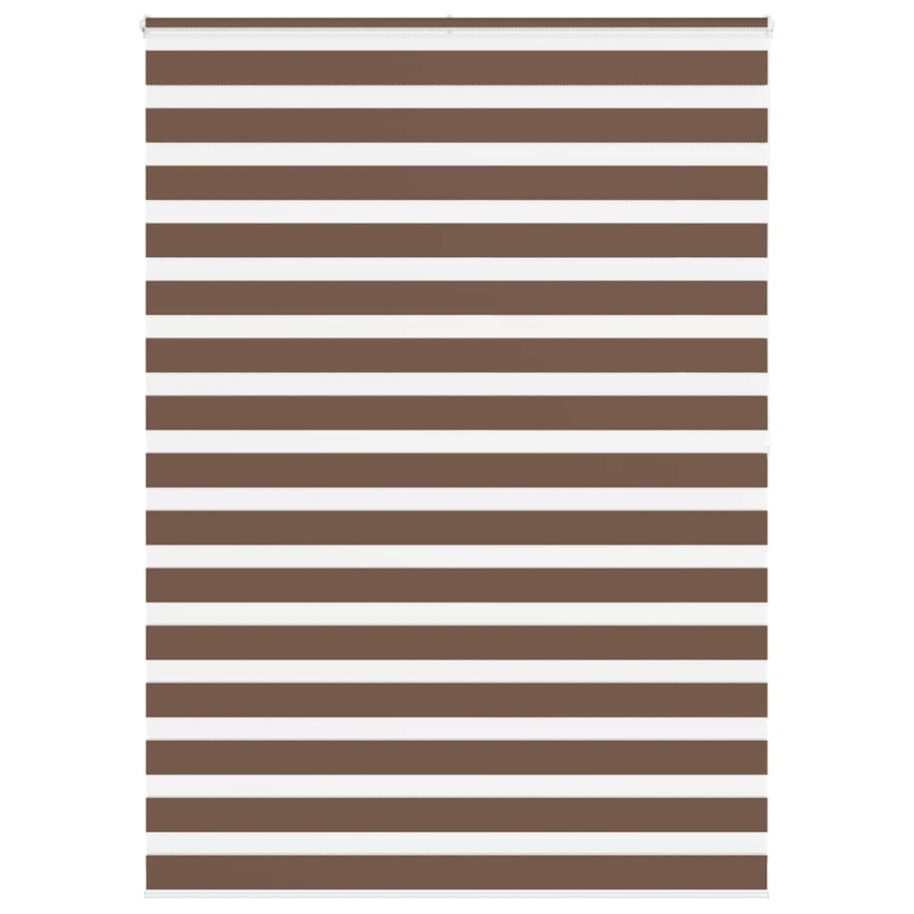 Vidaxl Zebra roller blind 165x200 cm Fabric width 160.9 cm polyester brown