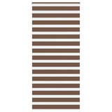 Vidaxl zebra rolgordijn 95x230 cm stofbreedte 90,9 cm polyester bruin