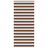 Vidaxl Zebra roller blind 110x230 cm Fabric width 105.9 cm polyester brown