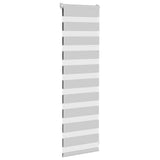 Vidaxl Zebra Rouleau aveugle 45x100 cm Largeur de poussière 40,9 cm Gris clair